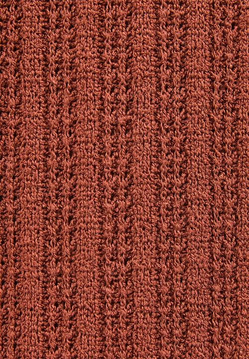 New Look - C&s vde pointelle knit top - rust