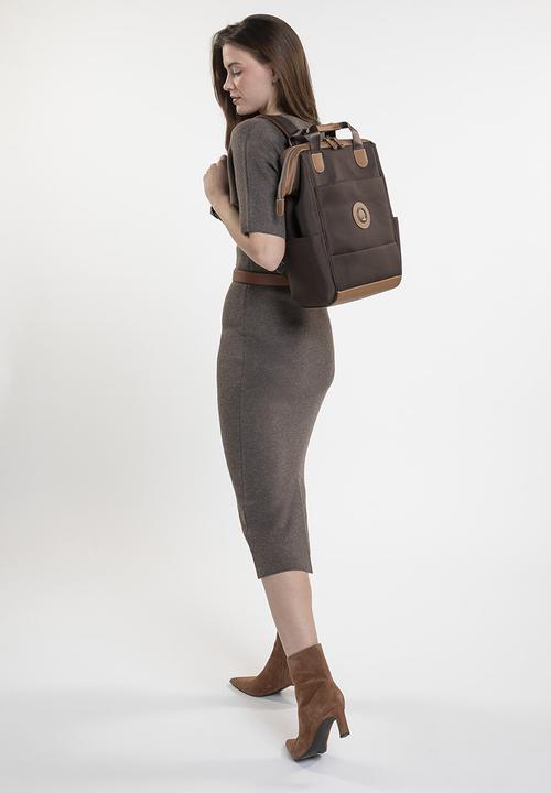 Delsey - Delsey Chatelet Air Soft 14" Backpack - Chocolate