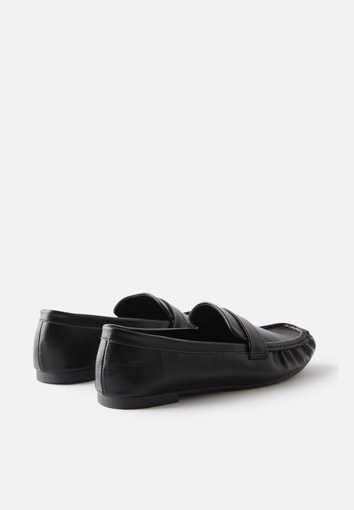 Cotton On - Taylor Ruched loafer - black smooth