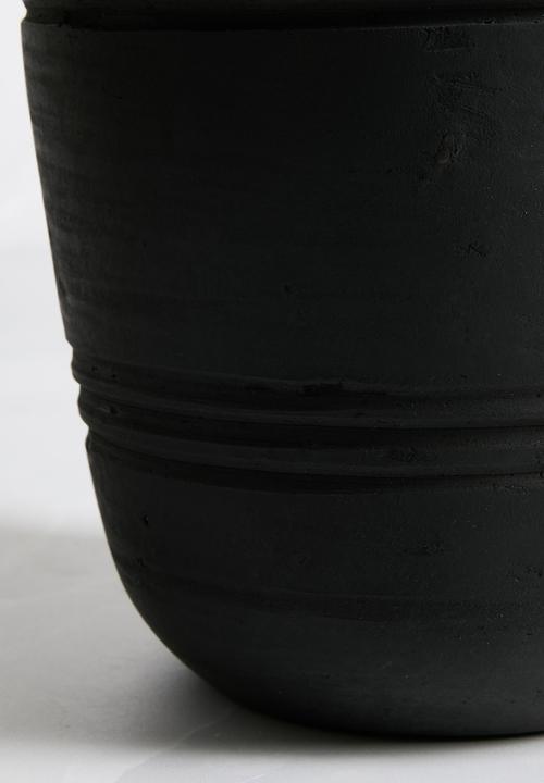 Sixth Floor - Jema Terracotta Vase -  Black