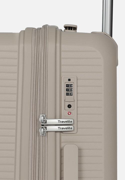 Travelite - Travelite Medium Fiji 66Cm Trolley Case - Beige