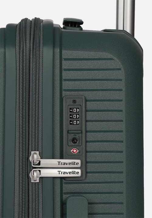 Travelite - Travelite Medium Fiji 66Cm Trolley Case - Dark Green