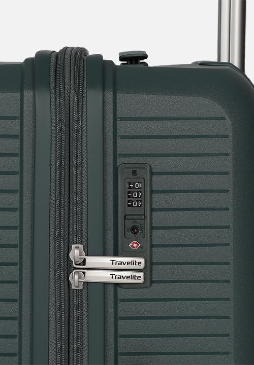 Travelite - Travelite Large Fiji 77Cm Trolley Case - Dark Green