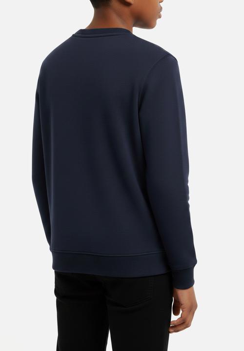 POLO - Boys ayden printed sweater - navy