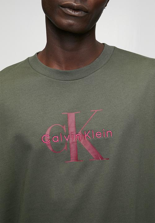 Calvin Klein - Short sleeve Hero Monologo Tee 20S - Beluga