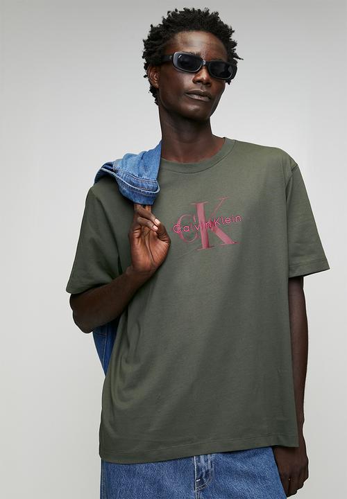 Calvin Klein - Short sleeve Hero Monologo Tee 20S - Beluga