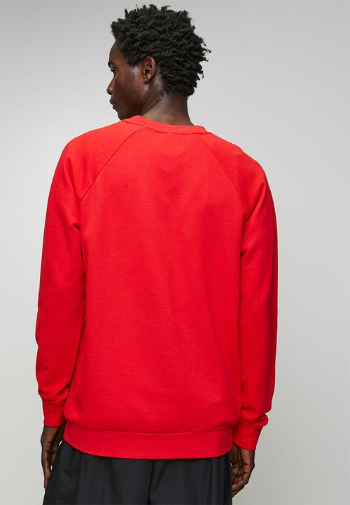adidas Originals - Trefoil crew sweatshirt - Better Scarlet Red