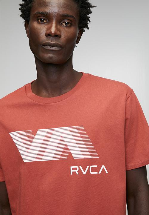 RVCA - Va Blur Short sleeve - Dusty Red