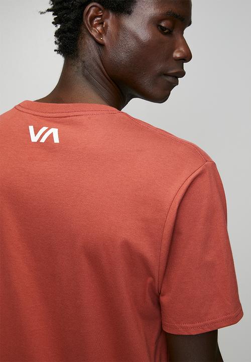 RVCA - Va Blur Short sleeve - Dusty Red