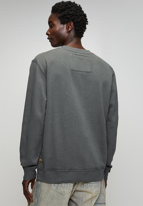 Superdry. - Vintage Athletic Crew - Dark Shadow Grey