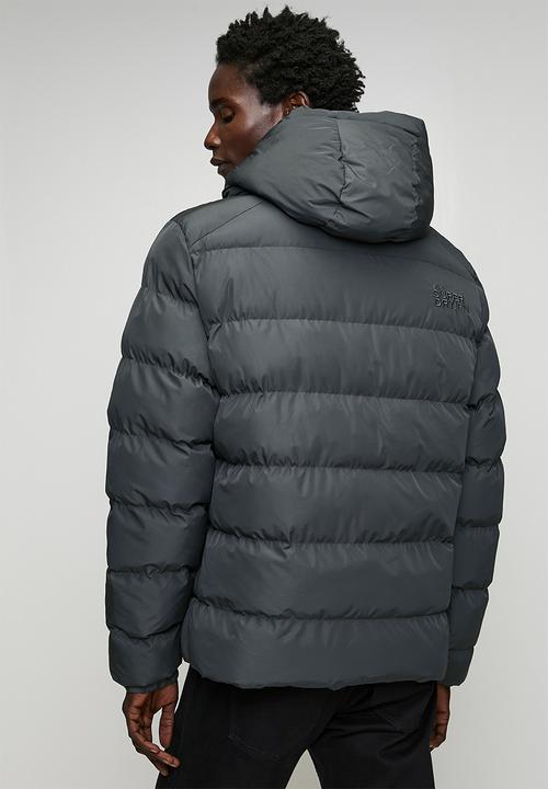 Superdry. - Hooded Sports Puffer Jacket - Ebony/Ebony
