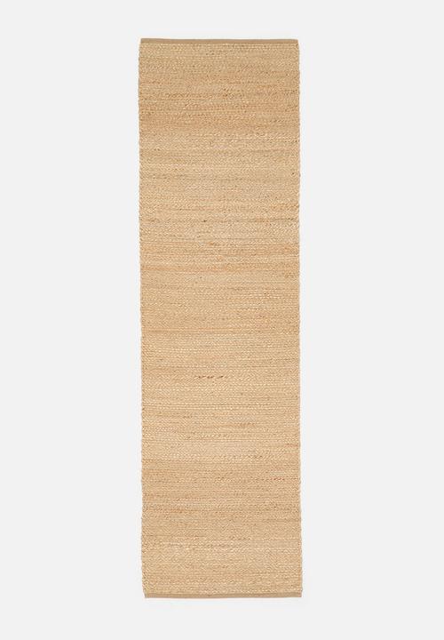 Aera Handwoven Jute Runner - Natural