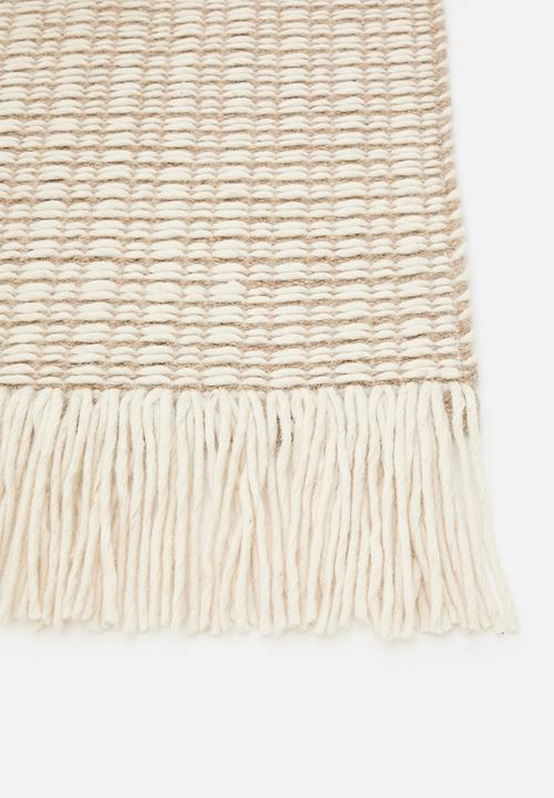 Sixth Floor - Fior Woll & Cotton Blend Runner Natural