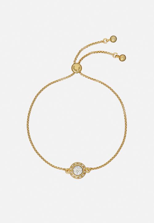 Ted Baker - Soleta solitaire sparkle crystal adjustable bracelet - gold/clear