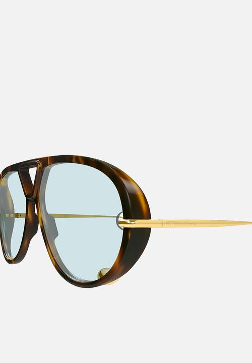 BOTTEGA VENETA - Drop Aviator Sunglasses - Havana