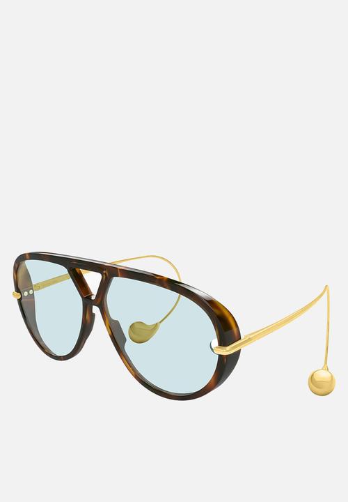 BOTTEGA VENETA - Drop Aviator Sunglasses - Havana