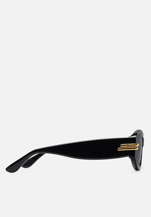 BOTTEGA VENETA - Mitre Oval Sunglasses - Black