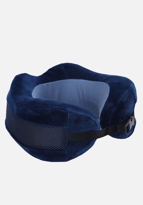 Travelite - Travelite Foldable Memory Foam Pillow - Navy
