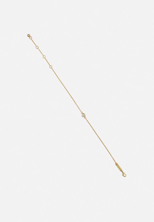 Ted Baker - Halle mini crystal heart bracelet - gold
