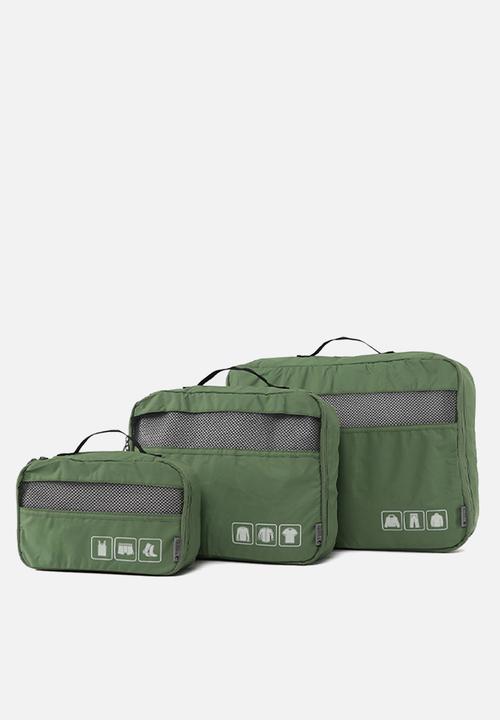 Travelite - Travelite 3 Piece Packing Cubes Ii - Green