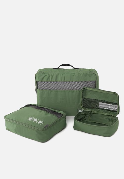 Travelite - Travelite 3 Piece Packing Cubes Ii - Green