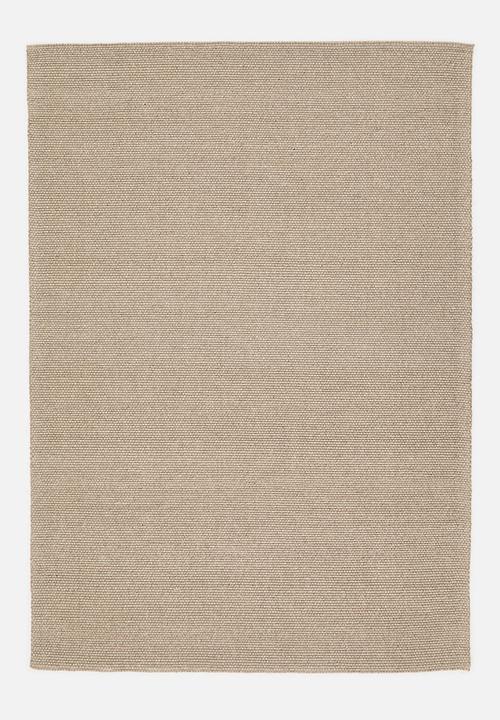 Cora Handwoven Wool Blend Rug Taupe