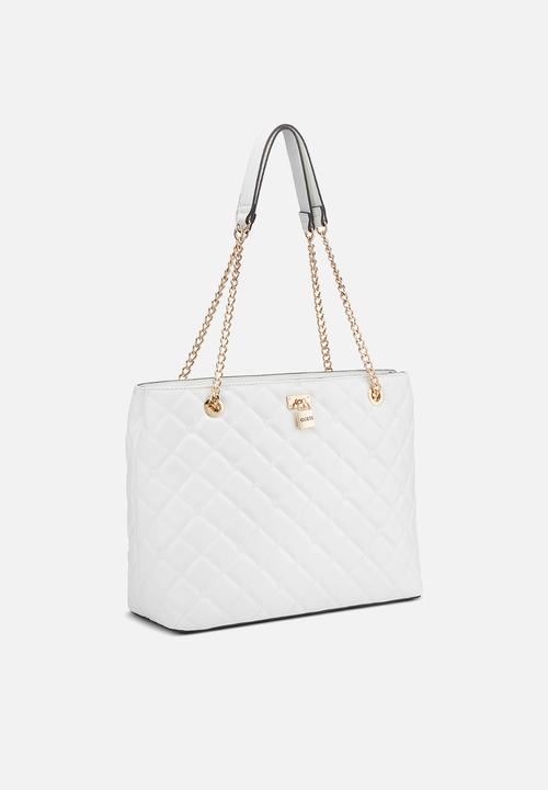GUESS - Ramona Carryall Bag - White