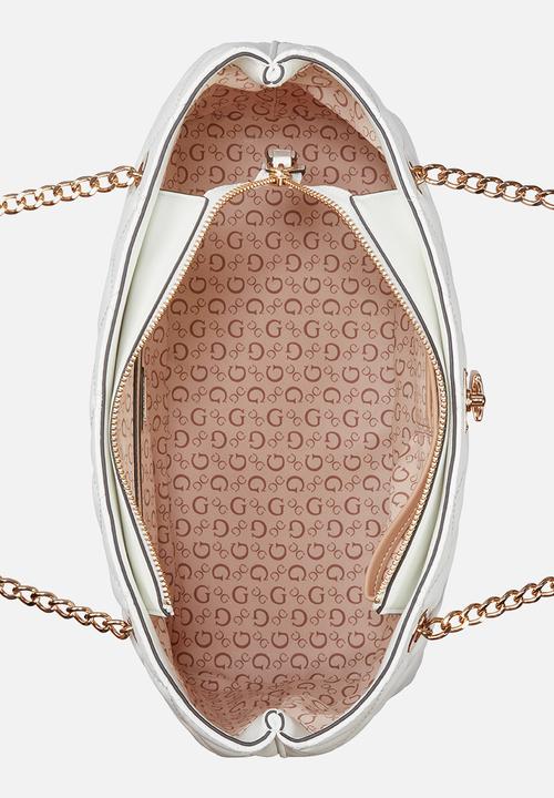 GUESS - Ramona Carryall Bag - White
