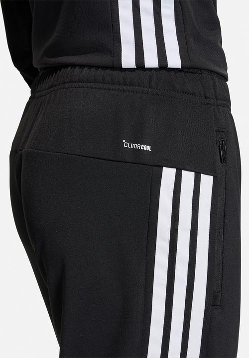 adidas Performance - Workout Essentials All-Set 3-stripes Knit Pant- Black/white