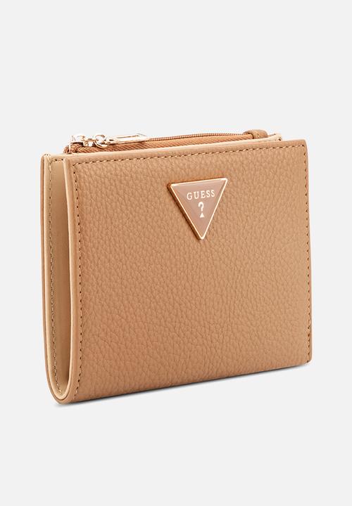 GUESS - Wells Sling Snap Id Wallet Bag - Saddle Tan