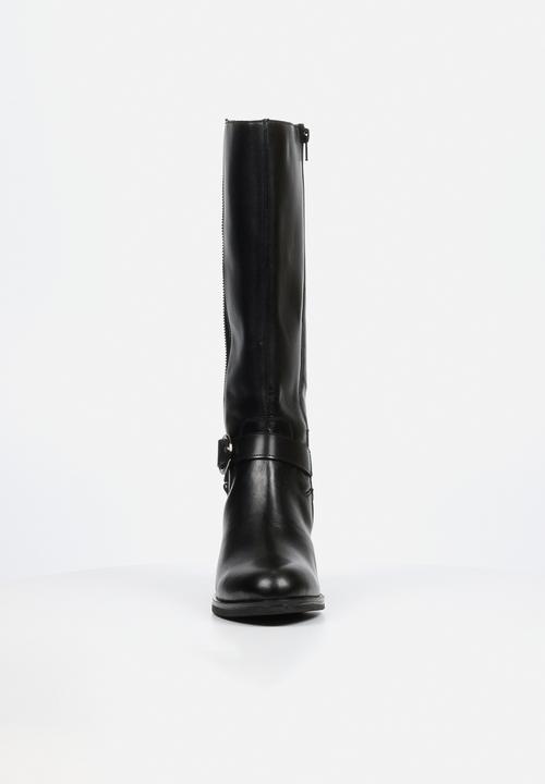 Nicci Tyler - Bruna 1 leather knee length boot - black