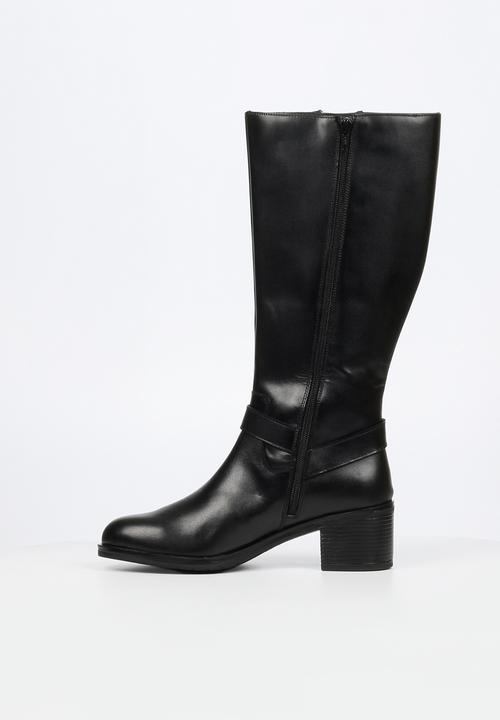 Nicci Tyler - Bruna 1 leather knee length boot - black