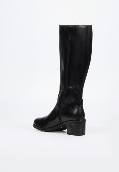 Nicci Tyler - Bruna 1 leather knee length boot - black