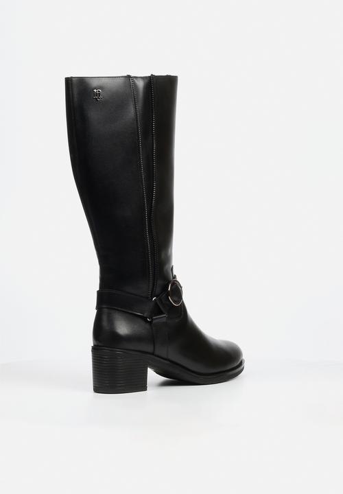 Nicci Tyler - Bruna 1 leather knee length boot - black
