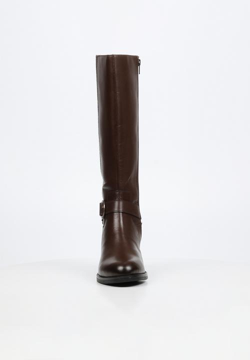 Nicci Tyler - Bruna 1 knee length leather boot - chocolate