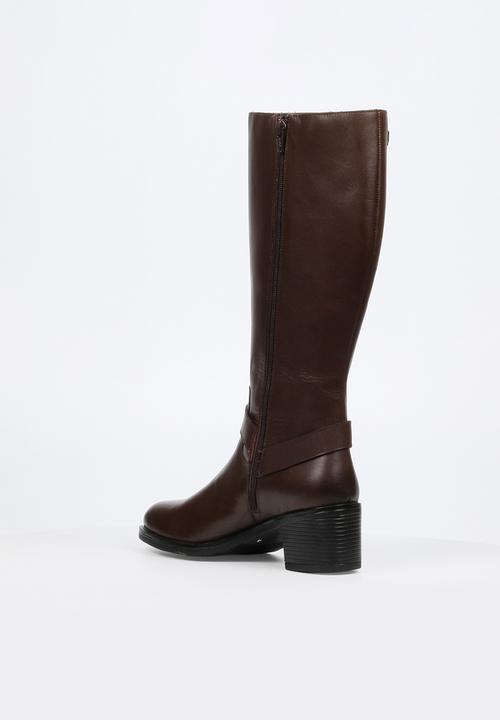 Nicci Tyler - Bruna 1 knee length leather boot - chocolate