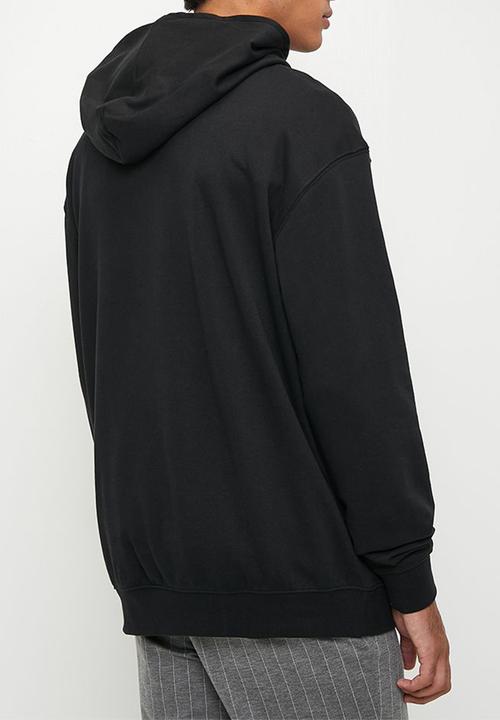 adidas Originals - Outline Trefoil Hoody   Black - Black
