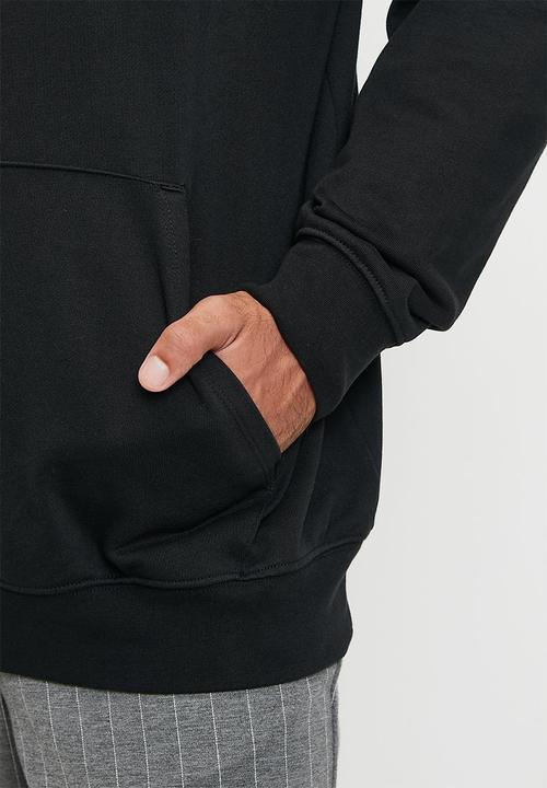 adidas Originals - Outline Trefoil Hoody   Black - Black
