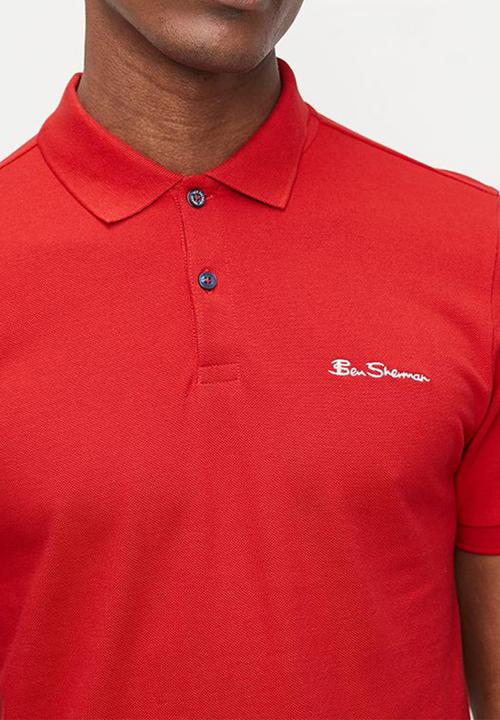 Ben Sherman - Ben Polo Short sleeve - Red