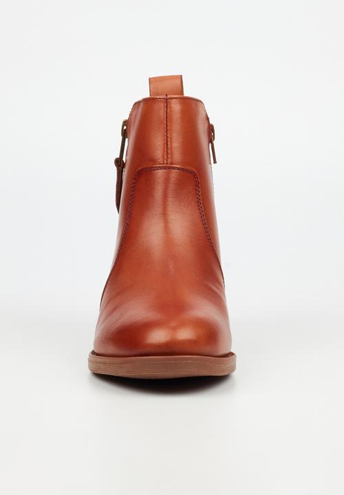 Nicci Tyler - Cecilia 1 leather ankle boot - tan