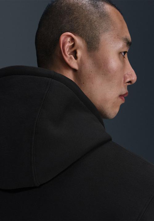 Nike - NSW  Club Futura Logo Fleece Hoodie   - Black