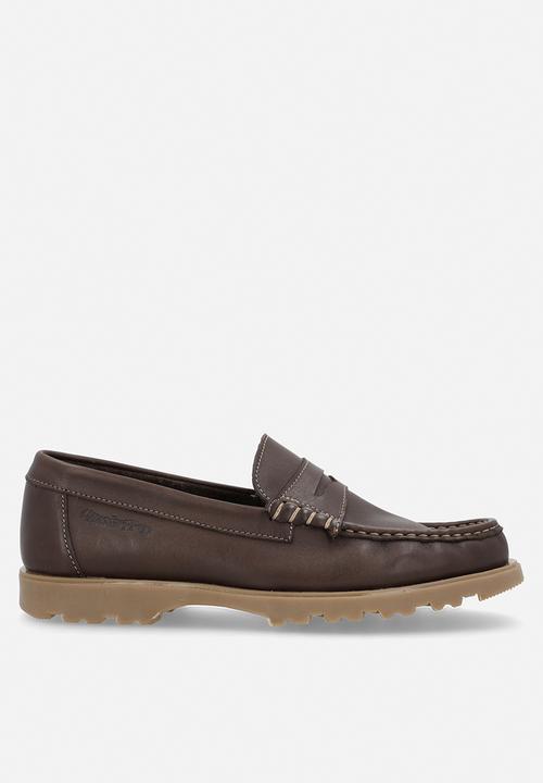 Grasshoppers - Tony - Choc Brown leather