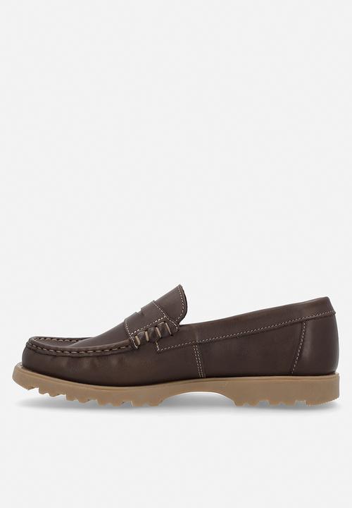 Grasshoppers - Tony - Choc Brown leather