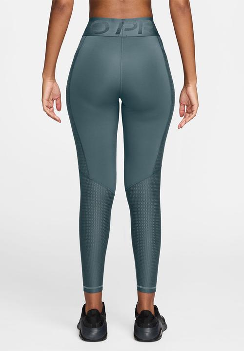 Nike - W Np Df Sculpt Hr 7/8 Tight Gg - Mineral Slate/Faded Spruce/White