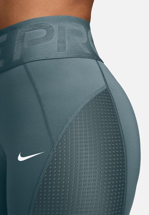 Nike - W Np Df Sculpt Hr 7/8 Tight Gg - Mineral Slate/Faded Spruce/White