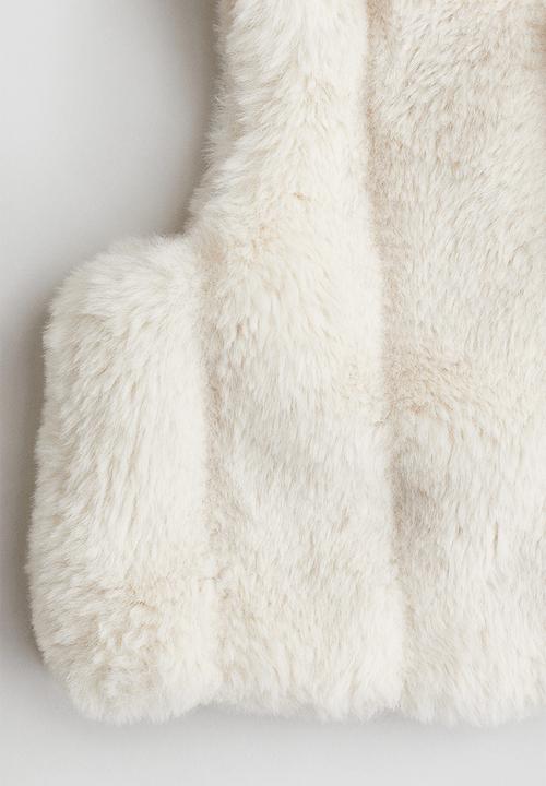 H&M - Fluffy gilet - light beige