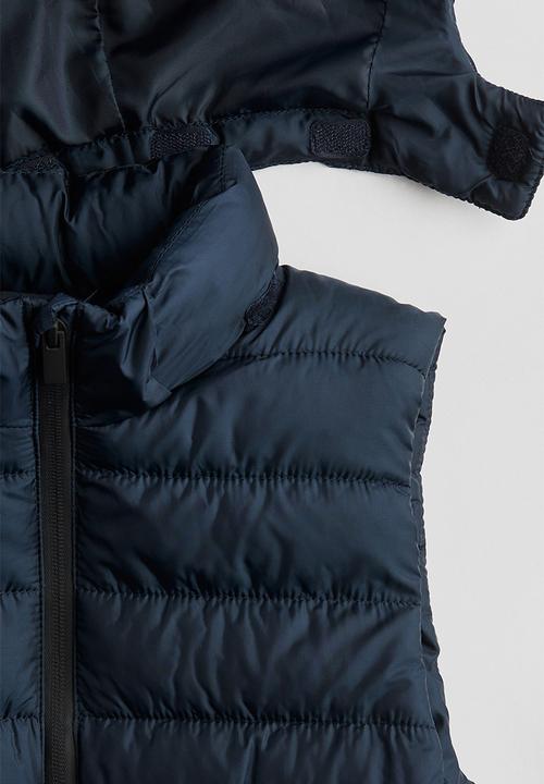 H&M - Puffer gilet - navy blue