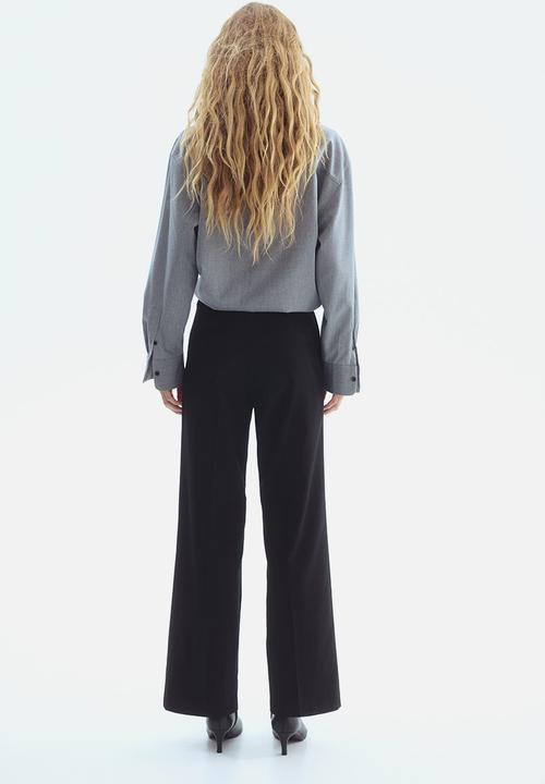 H&M - Straight trousers - black