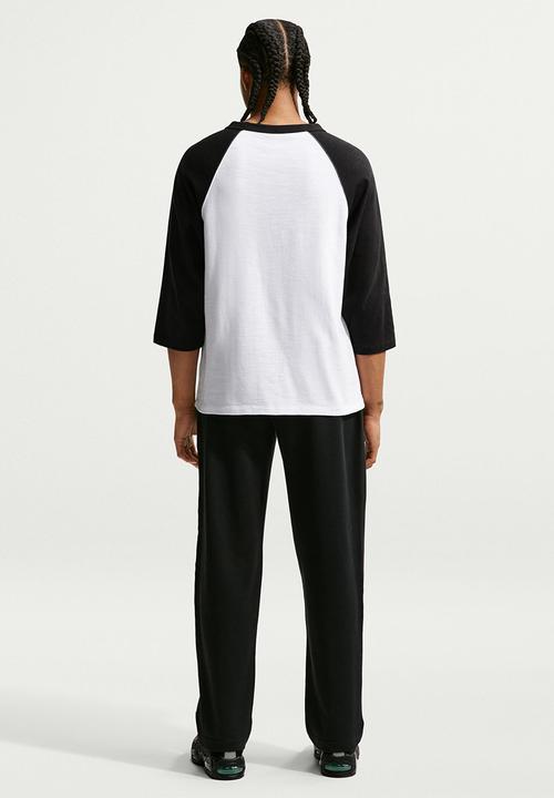 Nike - NSW Club  Knit Open-Hem Pants - Black