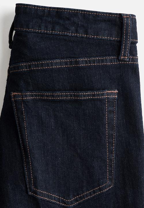 H&M - Flared high jeans - dark denim blue